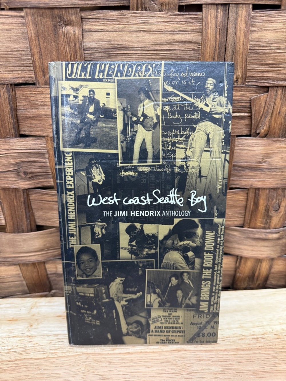 Jimi Hendrix West Coast Seattle Boy Anthology CD - Black/Gold